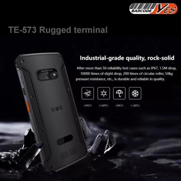 Palmari Industriali Rugged - TE573 Palmare Professionale Android 2D