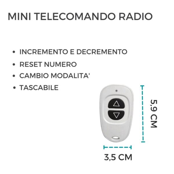Mini Telecomando per ELIC-400 e ELIC-NET3